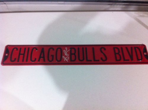 Derrick Rose Hand Signed Autographed Chicago Bulls Authentic Steel Street Sign - 3ft Long