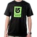 T-Shirt Men Burton Corp Logo Vertical SS dark chocolate M