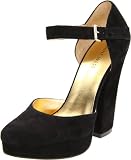 Nine West Women’s Aroundtown Platform Pump,Black Suede,9 M US
