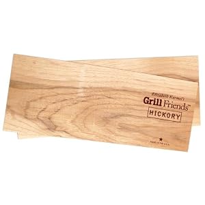 Elizabeth Karmel's Grill Friends Organic Hickory Grilling Planks, 2-Pack by Grill Friends