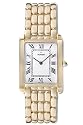 14K Solid Gold Men's Rectangle Movado Watch with Roman Numerals