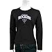 Colorado Rockies Shirts : Colorado Rockies Ladies Black Arch Logo Diamond Long Sleeve Shirts