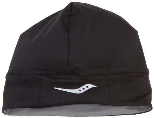 Saucony Drylete Loose-Fit Beanie (Black, One Size)