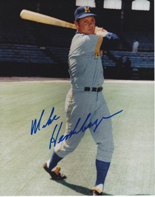 Mike Hershberger Autographed/Hand Signed 8x10 Milwaukee Brewers Photo
