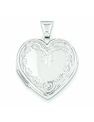 Genuine 14K White Gold White Gold Heart Locket 2 Grams Of Gold 100% Satisfaction Guaranteed.