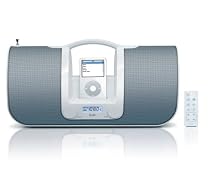 iLuv I552 Portable Audio System With AM/FM Radio - White
