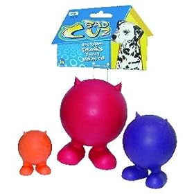 JW Pet Company Tough By Nature Bad Cuz Medium Dog Toy Assorted Colors
