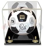 BCW Deluxe Soccer or Volley Ball Display Case - with Mirror - Sports Memorabilia Holder - Collecting Supplies