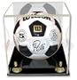BCW Deluxe Soccer or Volley Ball Display Case - with Mirror - Sports Memorabilia Holder - Collecting Supplies