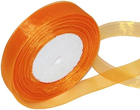 Anna Party Coloured Ribbon Gift Wrap Curling Wide Multi Colored Supplies Eco Friendly Decorations 45M(Orange)