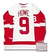 Gordie Howe Detroit Red Wings NHL Hand Signed Authentic Style Home White Hockey Jersey