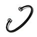 Metal Cables - Magnetic Stainless Steel Cable Gun Metal Golf Bracelet
