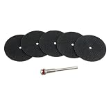 Buy 6pc Extra-Large 2 Cut-Off Wheel Set with Mandrel - Fits Dremel - Cuts Steel,... by Pro Tools