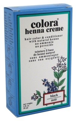 Colora Henna Creme, Black, 2 Ounce