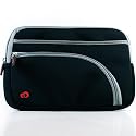 Kroo 11233 Retro Sleeve for 10-Inch Portable Laptop (Black/Gray)