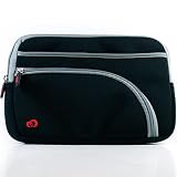 Kroo 11233 Retro Sleeve for 10-Inch Portable Laptop (Black/Gray)