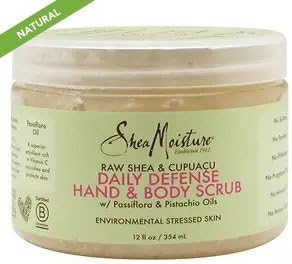 Raw Shea & Cupuaca Daily Defense Hand & Body Scrub 12 oz by SheaMoisture (Pack of 1)