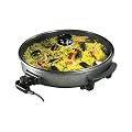 Team Mc2t 1500w Round Multi Cooker Steel Body With Glass Lid