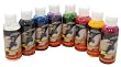 8 COLOR AIRBRUSH TEMPORARY TATTOO INK 2 OUNCE Size Yellow, Red, Blue, Black, Hot Pink, Green, Purple, Orange, and White