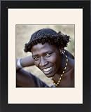 Framed Prints of An unusual braided hairstyle of a Dassanech young man from AWL Discover Images