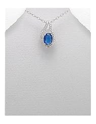 CZ Pendant Necklace In 92.5 Sterling Silver