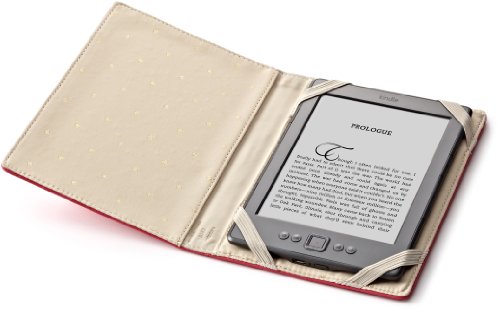 kate spade new york Pebbled Leather Kindle Case Cover, Pink (fits Kindle, Paperwhite, and Touch)