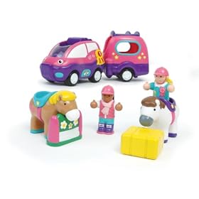 Wow Toys Poppy's Pony Adventure Friction Powered Car and Horse Box Set