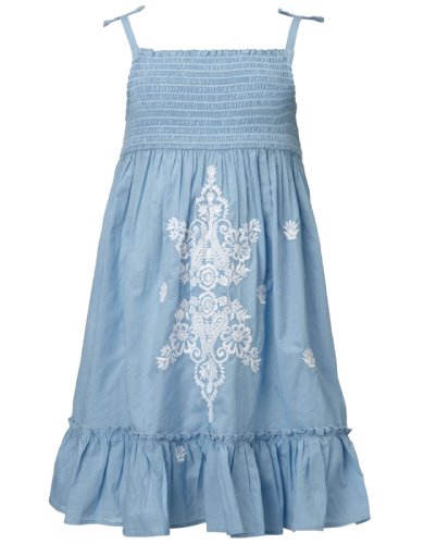 Accessorize Womens Embroidery Cornflower Dress