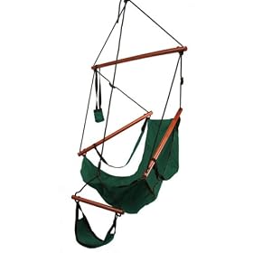 No Assembly Classic Air Hammock Chair - Forest Green by 
