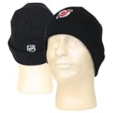 New Jersey Devils Cuffed Winter Knit Hat - Black