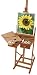Mega Artist Easel with 3 Canvases