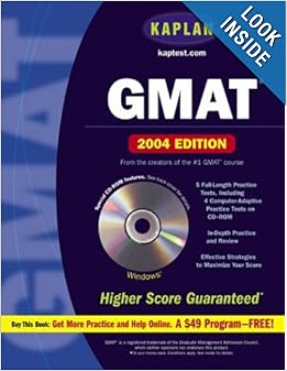 Kaplan GMAT 2004 with CD-ROM (Kaplan GM