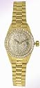 Geneve 18K Gold Women's Presidential Watch - Pave Dial - W1972