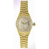 Geneve 18K Gold Ladies Presidential Watch - Pave Dial - W1972 by Geneve