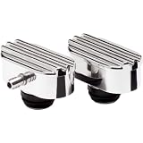 Billet Specialties 20950 Oval Ribbed Billet Breather for 1.25 Valve Cover Hole by Billet Specialties