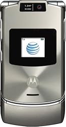 Motorola V3xx Cell Phone (Unlocked) - Platinum