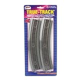 HO True-Track 18 Radius Curve (4) by Atlas Model Railroad