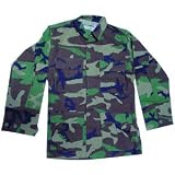 Propper Cotton Ripstop BDU Coat Woodland Camo MR F545455320M2