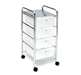 Artemo 280611 Schubladenwagen Siena 4 Boxen transparent