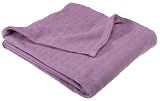 Fillmore 100% Egyptian Cotton Twin Blanket, Plum