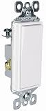 Trademaster TM873WCC10 3-Way 115 Amp 120/27-Volt Decorator Switch, White