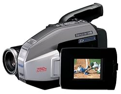 Panasonic PVL452 VHS-C Mulitcam Camcorder with 2.5" Color LCD & 8MB SD Memory Card