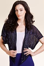Per Una Open Front Beaded Bolero