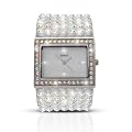 Seksy by Sekonda Bling Ladies White Mother of Pearl Dial Rainbow Colour Crystal Stone Set Case & Strap Watch 4294