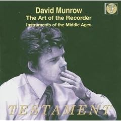 The Art of the Recorder by David Munrow, Robert Lloyd, Oliver Brookes, Alfonso X