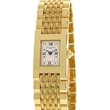 Chaumet Solid 18K Ladies Rectangle Watch With Mother Of Pearl Dial by Chaumet Rectangle