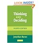 Thinking and Deciding