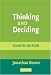 Thinking and Deciding