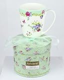 Ashdene Kensington Bone China 9-Ounce Coupe Mug in Rigid Gift Box
