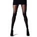 Sexy Womens Mock Over Knee Stripe Tihgts Stockings Pantyhose